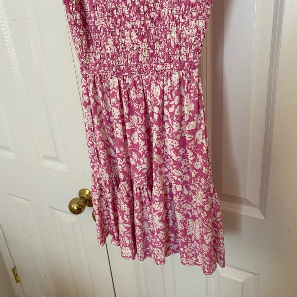 Universal Thread Ruffle Short Sleeve Smocked Dres… - image 7